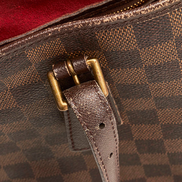 ルイ ヴィトン ダミエ マレ トートバッグ N42240 ブラウン PVC レザー レディース LOUIS VUITTON 【中古】