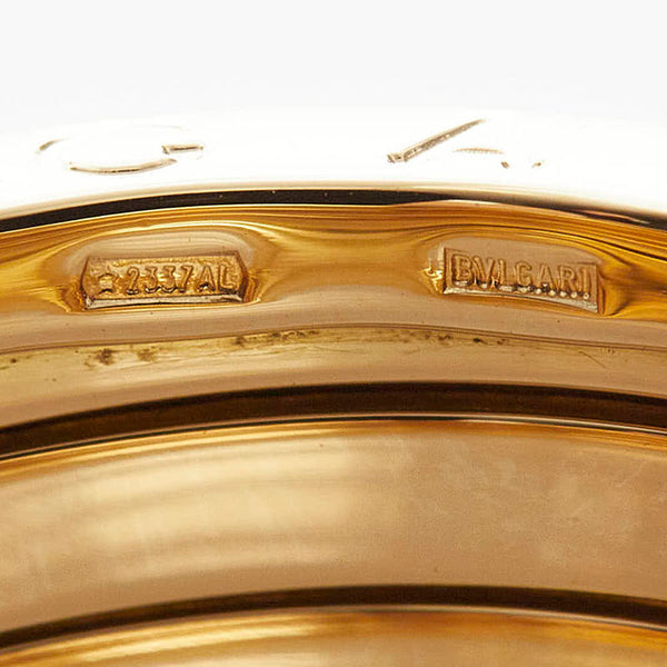 ブルガリ ビーゼロワン 3バンド リング 指輪 K18YG イエローゴールド レディース BVLGARI 【中古】