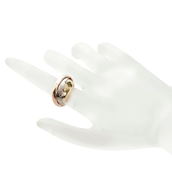 カルティエ トリニティ マストエッセンス リング 指輪 K18PG ピンクゴールド K18WG ホワイトゴールド K18WG  イエローゴールド レディース CARTIER 【中古】