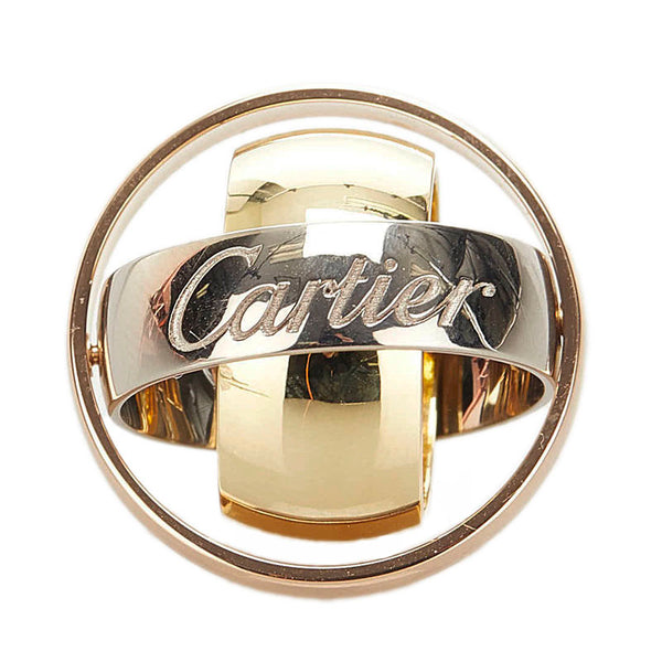 カルティエ トリニティ マストエッセンス リング 指輪 K18PG ピンクゴールド K18WG ホワイトゴールド K18WG  イエローゴールド レディース CARTIER 【中古】