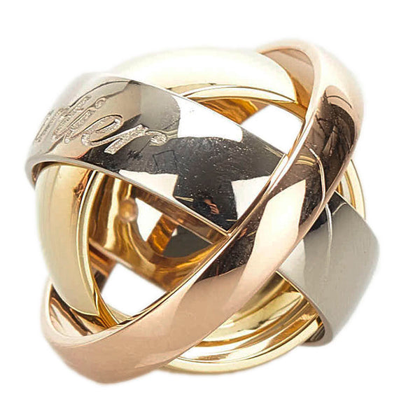 カルティエ トリニティ マストエッセンス リング 指輪 K18PG ピンクゴールド K18WG ホワイトゴールド K18WG  イエローゴールド レディース CARTIER 【中古】