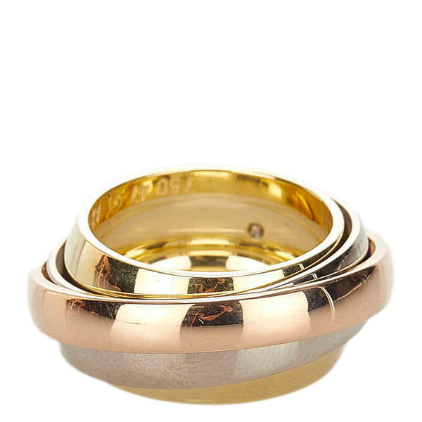 カルティエ トリニティ マストエッセンス リング 指輪 K18PG ピンクゴールド K18WG ホワイトゴールド K18WG  イエローゴールド レディース CARTIER 【中古】