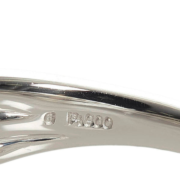 Pt900 プラチナ ダイヤ0.43ct リング 指輪 レディース 11号 【中古】