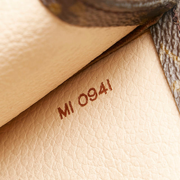 ルイ ヴィトン モノグラム サックプラ ハンドバッグ トートバッグ M51140 ブラウン PVC レザー レディース LOUIS VUITTON 【中古】