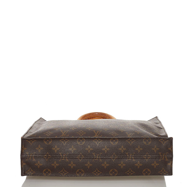 ルイ ヴィトン モノグラム サックプラ ハンドバッグ トートバッグ M51140 ブラウン PVC レザー レディース LOUIS VUITTON 【中古】