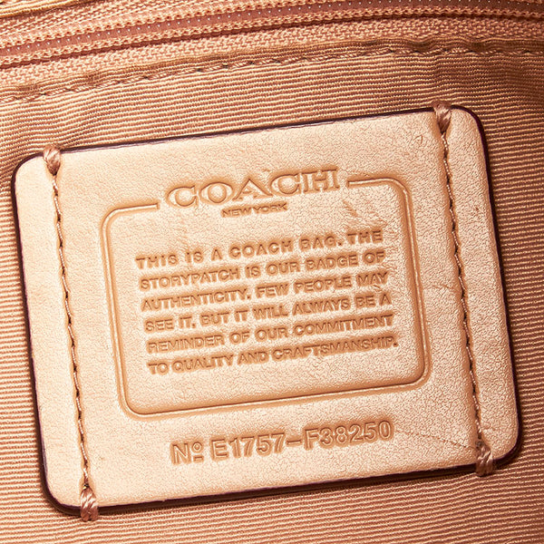 コーチ ハンドバッグ 斜め掛けショルダーバッグ 2WAY F38250 ベージュ レザー レディース COACH 【中古】
