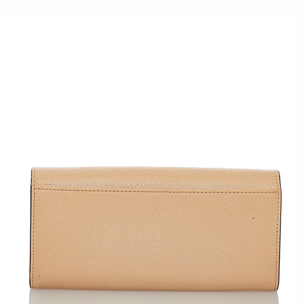 コーチ 長財布 ベージュ レザー レディース COACH 【中古】