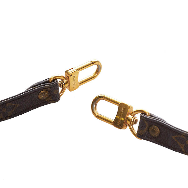 ルイ ヴィトン モノグラム ショルダーストラップ ブラウン PVC レディース LOUIS VUITTON 【中古】