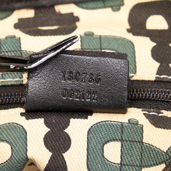 グッチ グッチシマ アビー ハンドバッグ 130736 ブラック レザー レディース GUCCI 【中古】