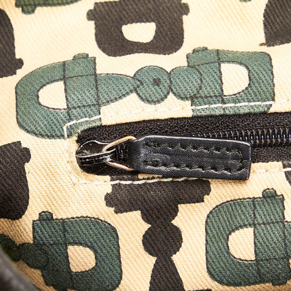 グッチ グッチシマ アビー ハンドバッグ 130736 ブラック レザー レディース GUCCI 【中古】