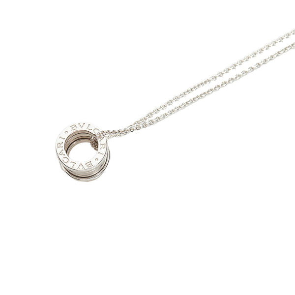 ブルガリ ビーゼロワン　 ネックレス K18WG ホワイトゴールド レディース BVLGARI 【中古】