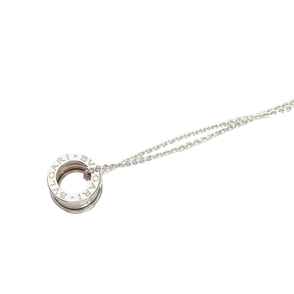 ブルガリ ビーゼロワン　 ネックレス K18WG ホワイトゴールド レディース BVLGARI 【中古】
