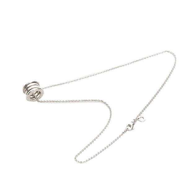 ブルガリ ビーゼロワン　 ネックレス K18WG ホワイトゴールド レディース BVLGARI 【中古】