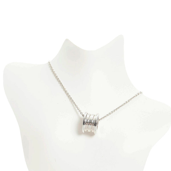 ブルガリ ビーゼロワン　 ネックレス K18WG ホワイトゴールド レディース BVLGARI 【中古】