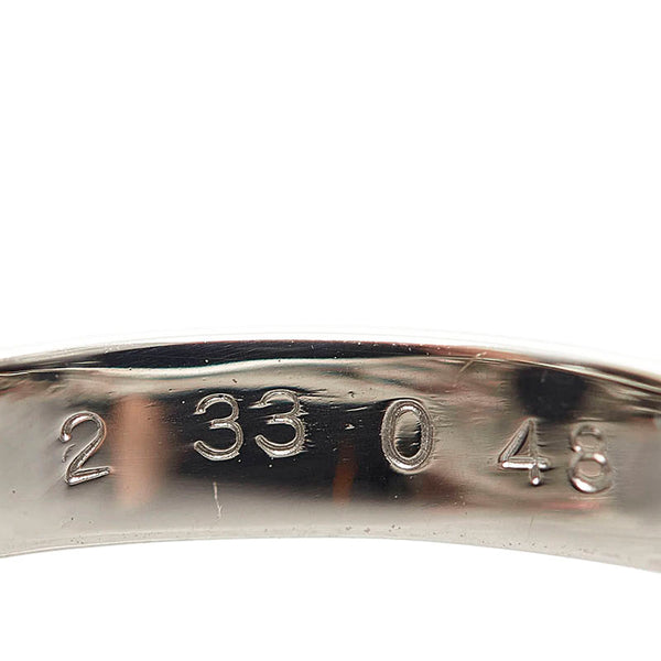 Pt900 プラチナ ブラックオパール2.33ct ダイヤ0.48ct リング 指輪 レディース 7.5号 【中古】