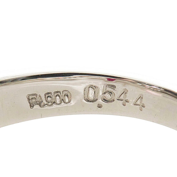Pt900 プラチナ ルビー0.544ct ダイヤ0.24ct Pt900　ルビー　リング　6.4ｇ リング 指輪 レディース 6号 【中古】