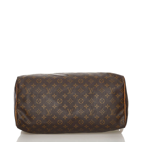 ルイ ヴィトン モノグラム スピーディ 40 ボストンバッグ トラベルバッグ M41522 ブラウン PVC レザー レディース LOUIS VUITTON 【中古】