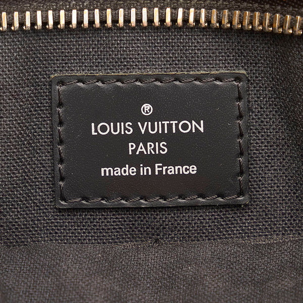 ルイ ヴィトン ダミエ グラフィット トマス 斜め掛け ショルダーバッグ N58028 ブラック グレー PVC レザー メンズ LOUIS VUITTON 【中古】
