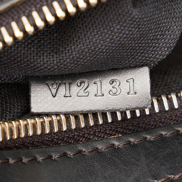 ルイ ヴィトン ダミエ グラフィット トマス 斜め掛け ショルダーバッグ N58028 ブラック グレー PVC レザー メンズ LOUIS VUITTON 【中古】