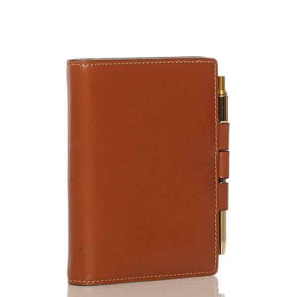 グッチ ミニ 手帳カバー 031 043 0304 ブラウン レザー メンズ GUCCI 【中古】