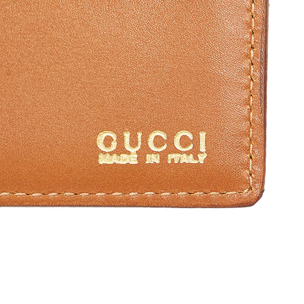 グッチ ミニ 手帳カバー 031 043 0304 ブラウン レザー メンズ GUCCI 【中古】
