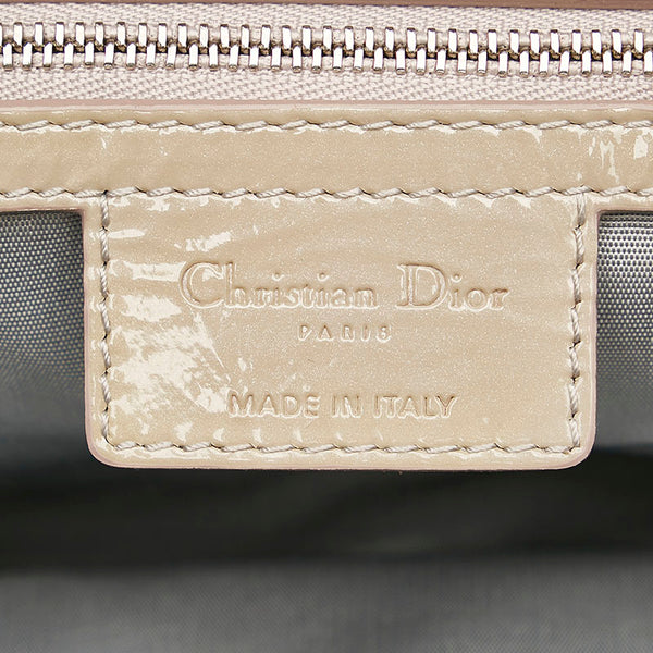 ディオール カナージュ レディディオール ソフト ハンドバッグ ベージュ エナメル レディース Dior 【中古】