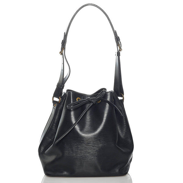 ルイ ヴィトン エピ プチ ノエ ワンショルダーバッグ M59012 ノワール ブラック レザー レディース LOUIS VUITTON 【中古】
