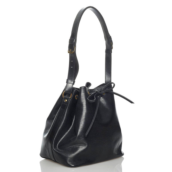ルイ ヴィトン エピ プチ ノエ ワンショルダーバッグ M59012 ノワール ブラック レザー レディース LOUIS VUITTON 【中古】