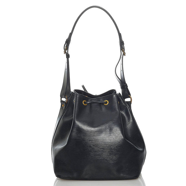 ルイ ヴィトン エピ プチ ノエ ワンショルダーバッグ M59012 ノワール ブラック レザー レディース LOUIS VUITTON 【中古】
