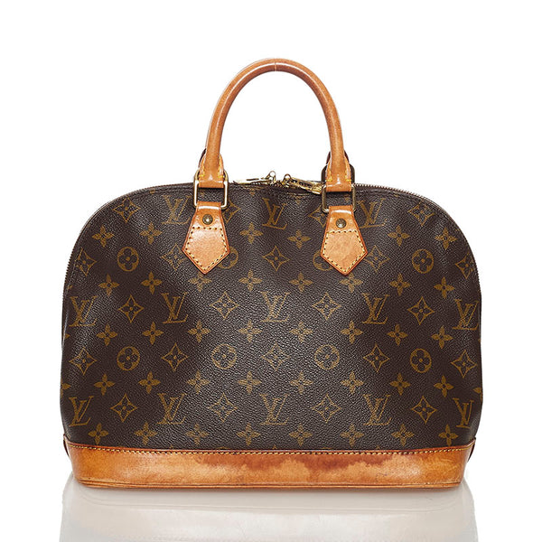 ルイ ヴィトン モノグラム アルマ ハンドバッグ M51130 ブラウン PVC レザー レディース LOUIS VUITTON 【中古】