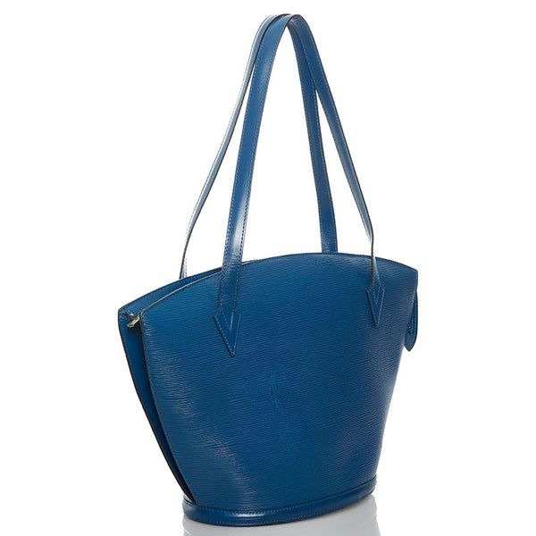 ルイ ヴィトン エピ サンジャック ショッピング ハンドバッグ トートバッグ M52265 トレドブルー レザー レディース LOUIS VUITTON 【中古】