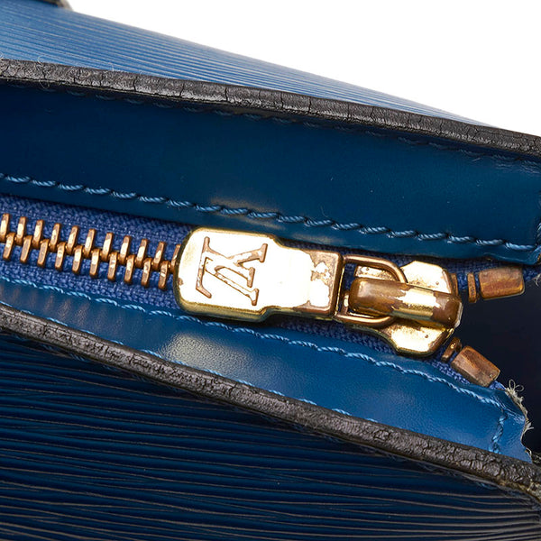 ルイ ヴィトン エピ サンジャック ショッピング ハンドバッグ トートバッグ M52265 トレドブルー レザー レディース LOUIS VUITTON 【中古】