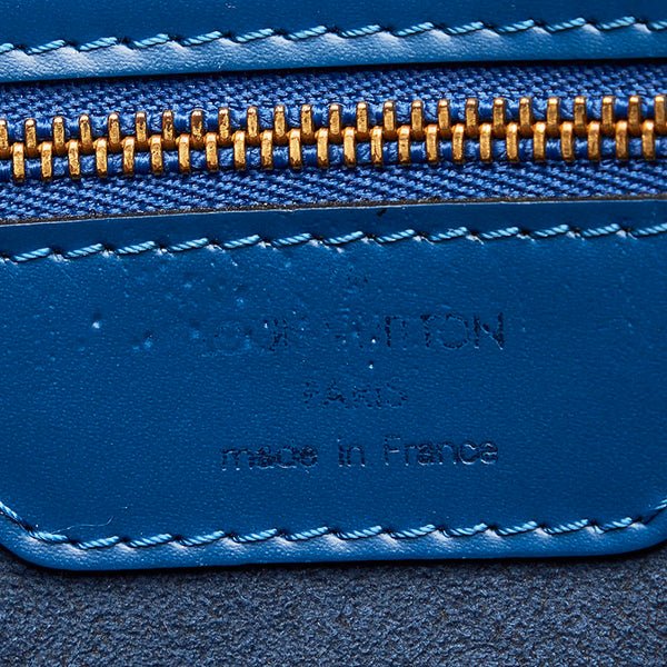 ルイ ヴィトン エピ サンジャック ショッピング ハンドバッグ トートバッグ M52265 トレドブルー レザー レディース LOUIS VUITTON 【中古】