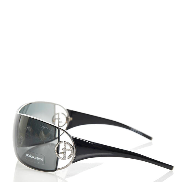アルマーニ サングラス ブラック プラスチック レディース ARMANI 【中古】