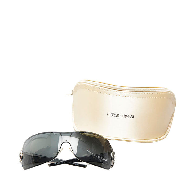 アルマーニ サングラス ブラック プラスチック レディース ARMANI 【中古】