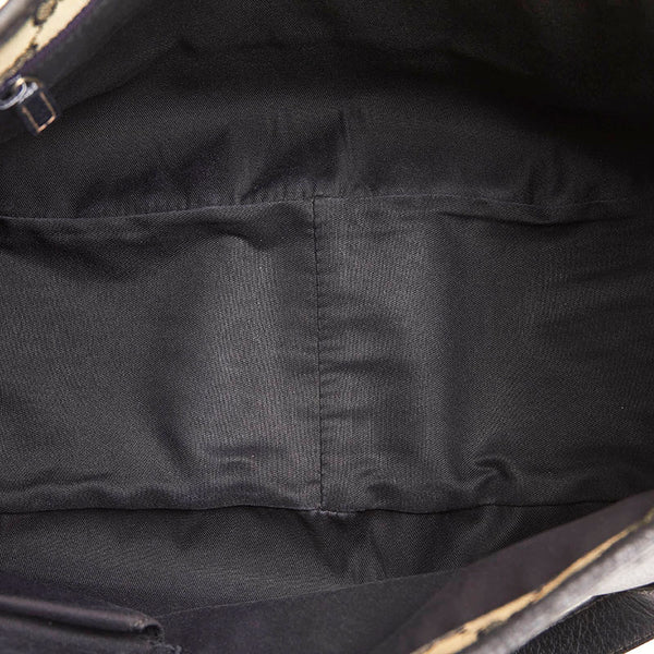 グッチ アビー ハンドバッグ 130736 ブラック レザー レディース GUCCI 【中古】