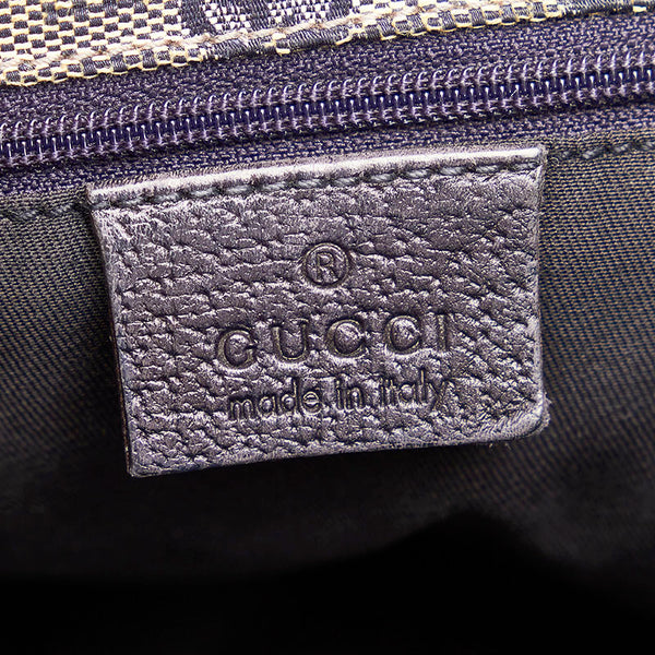 グッチ アビー ハンドバッグ 130736 ブラック レザー レディース GUCCI 【中古】