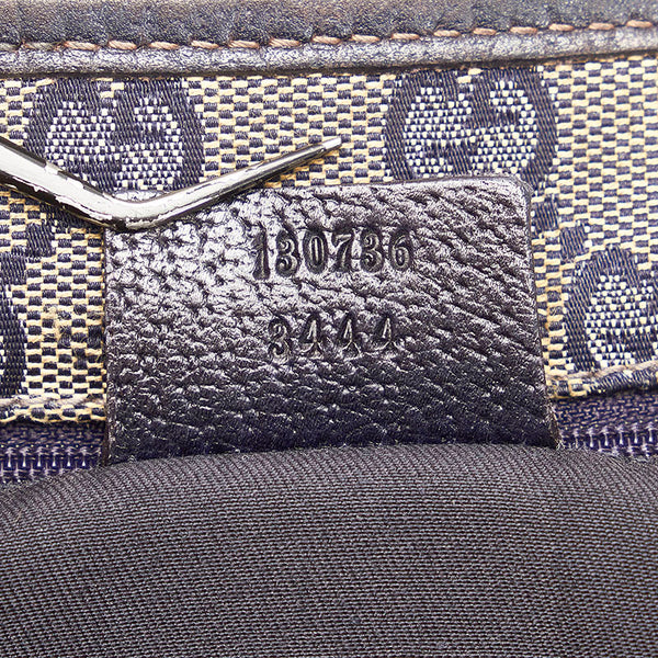 グッチ アビー ハンドバッグ 130736 ブラック レザー レディース GUCCI 【中古】