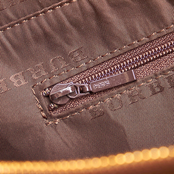 バーバリー ノバチェック ワンショルダーバッグ ブラウン キャンバス レザー レディース BURBERRY 【中古】