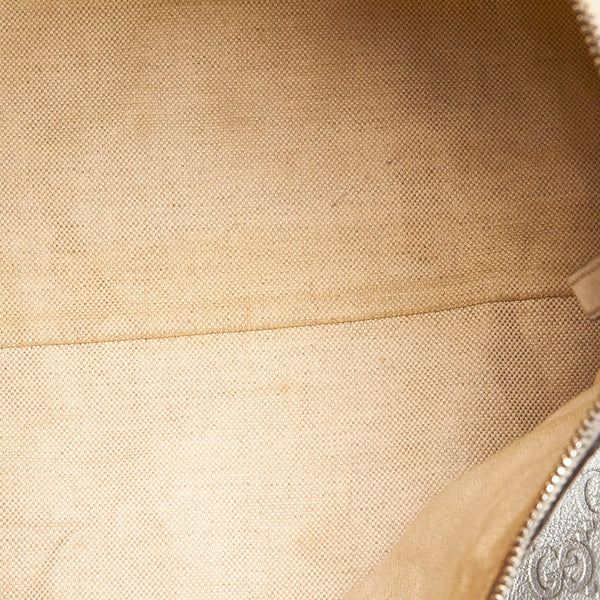 グッチ グッチシマ アビー ワンショルダーバッグ 189833 シルバー レザー レディース GUCCI 【中古】