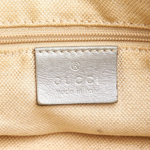 グッチ グッチシマ アビー ワンショルダーバッグ 189833 シルバー レザー レディース GUCCI 【中古】