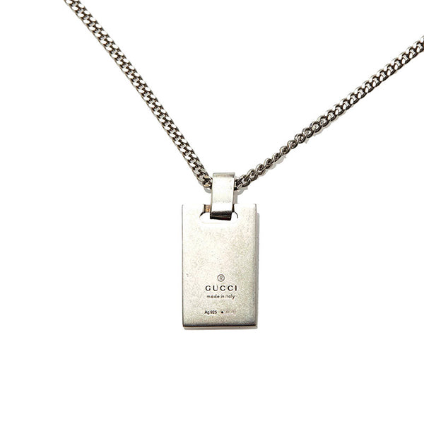 グッチ シェリー ディアマンテ ネックレス 310481 SV925 シルバー ユニセックス GUCCI 【中古】