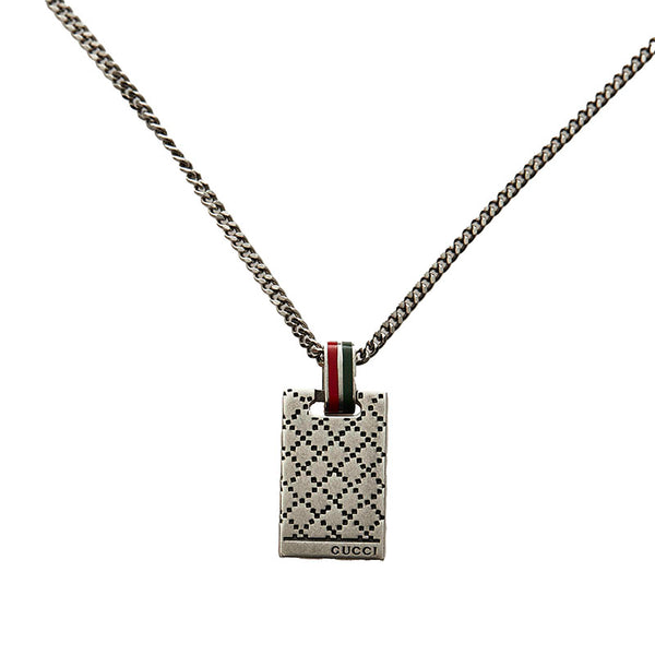 グッチ シェリー ディアマンテ ネックレス 310481 SV925 シルバー ユニセックス GUCCI 【中古】