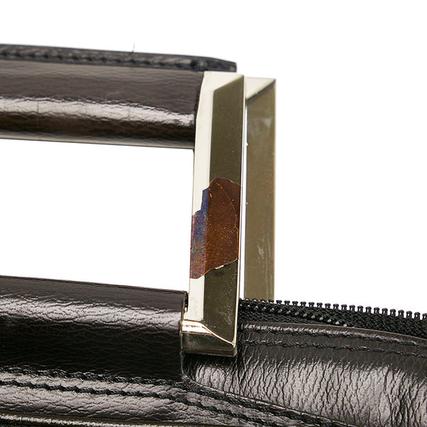 ダンヒル ビジネスバッグ ブラック レザー メンズ Dunhill 【中古】