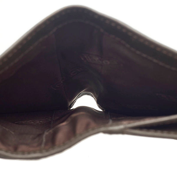 コーチ シグネチャー 三つ折り財布 コンパクトウォレット  ブラウン キャンバス レザー レディース COACH 【中古】