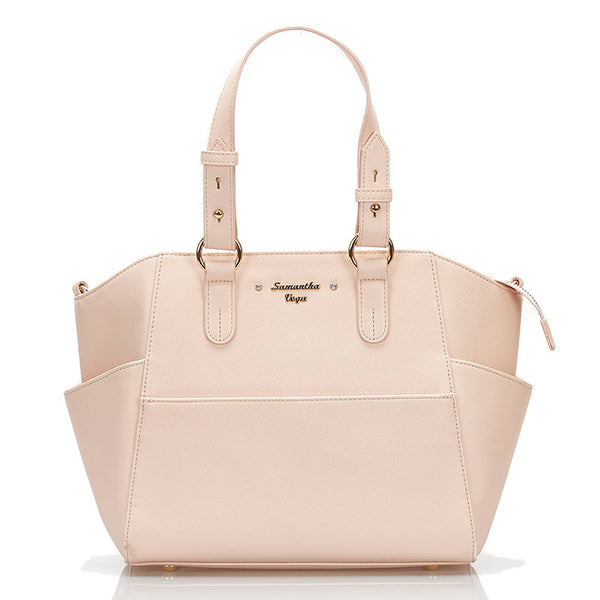 サマンサベガ ハンドバッグ ショルダーバッグ 2WAY ピンク PVC レディース Samantha Vega 【中古】