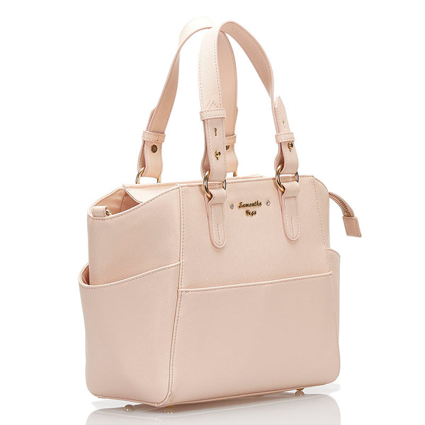 サマンサベガ ハンドバッグ ショルダーバッグ 2WAY ピンク PVC レディース Samantha Vega 【中古】