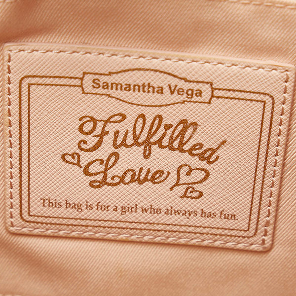 サマンサベガ ハンドバッグ ショルダーバッグ 2WAY ピンク PVC レディース Samantha Vega 【中古】