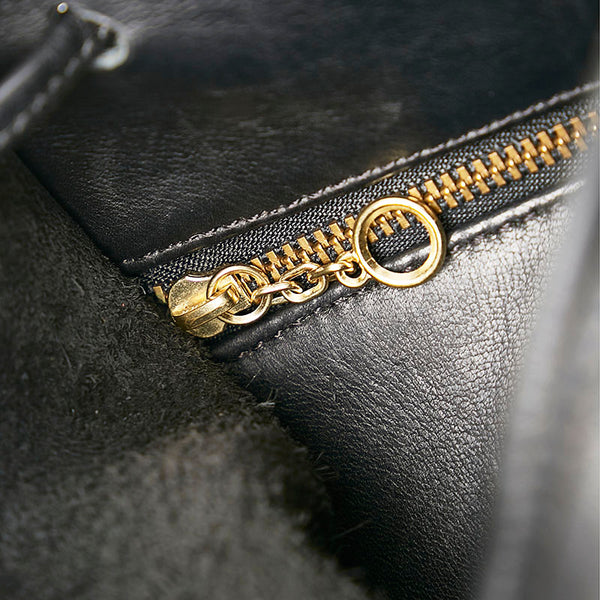 コーチ オールドコーチ リュック バックパック 9960 ブラック レザー レディース COACH 【中古】