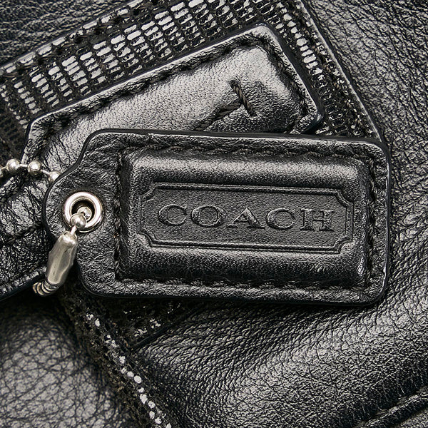 コーチ ハンドバッグ ショルダーバッグ 2WAY F27661 ブラック レザー レディース COACH 【中古】